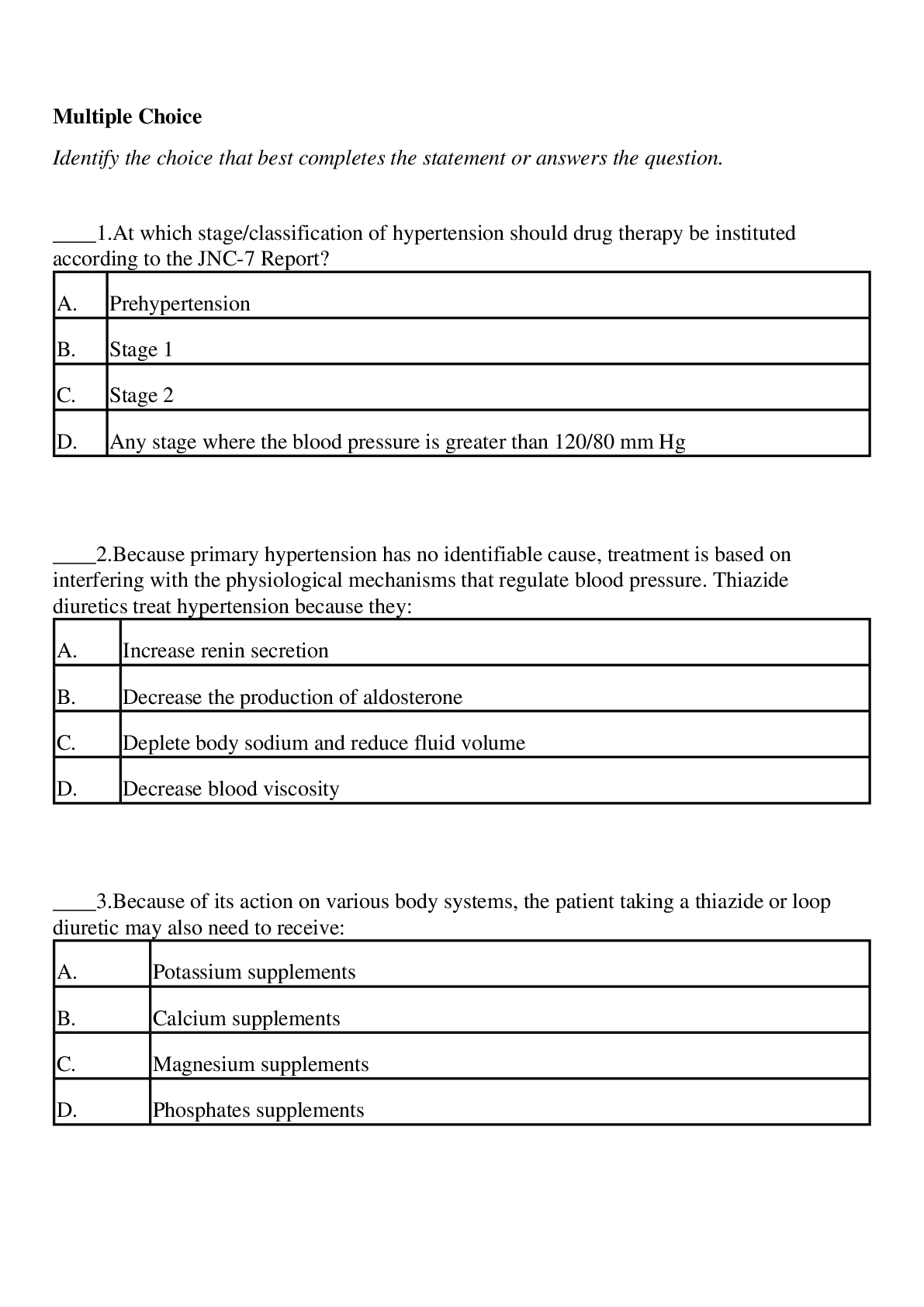 Preview image of NSG 6005 Chapter 40: Hypertension,100% CORRECT document